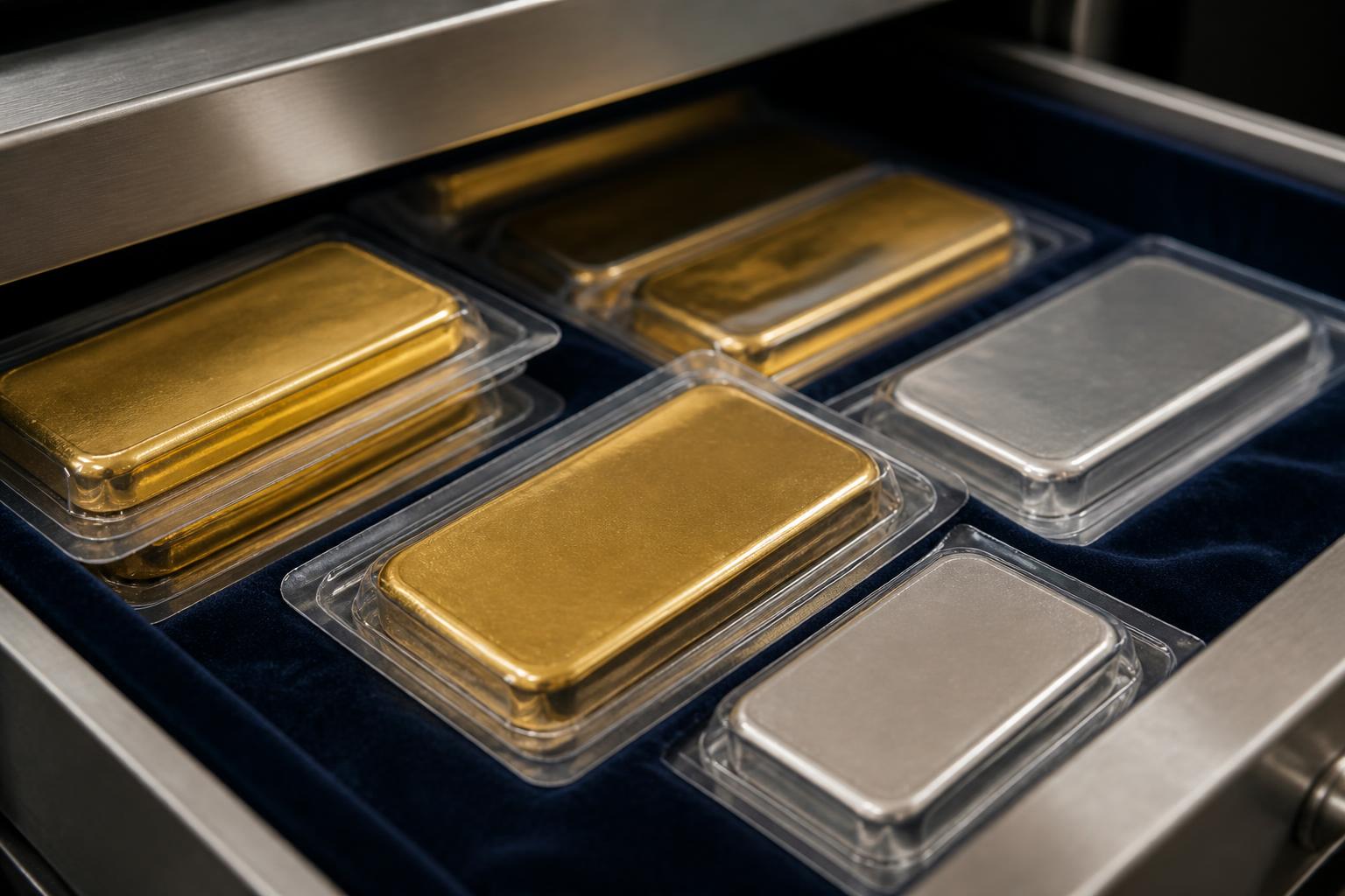 Precious metals depository vault door